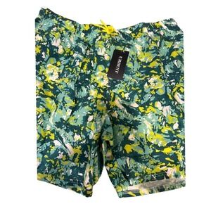 URBEST Men's Swim‎ Trunks Camo Print Quick Dry Beach Shorts Yellow Green Pat XL